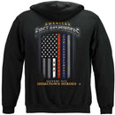 First Responder Flag of Honor Premium Hooded Sweat Shirt