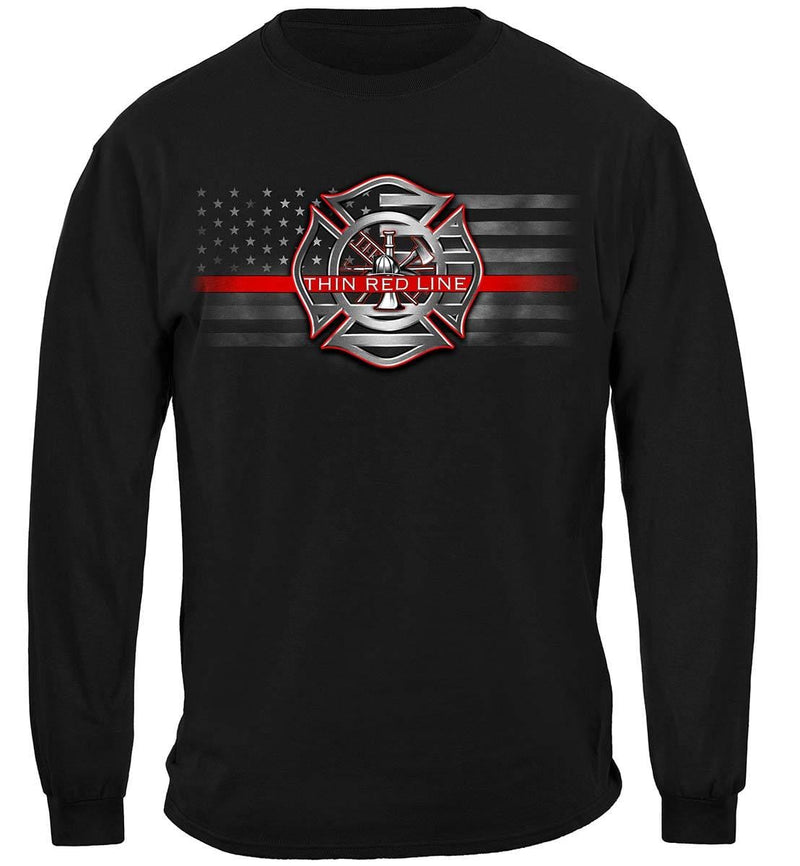 Firefighter I Stand for the Flag kneel for the fallen Premium Long Sleeves