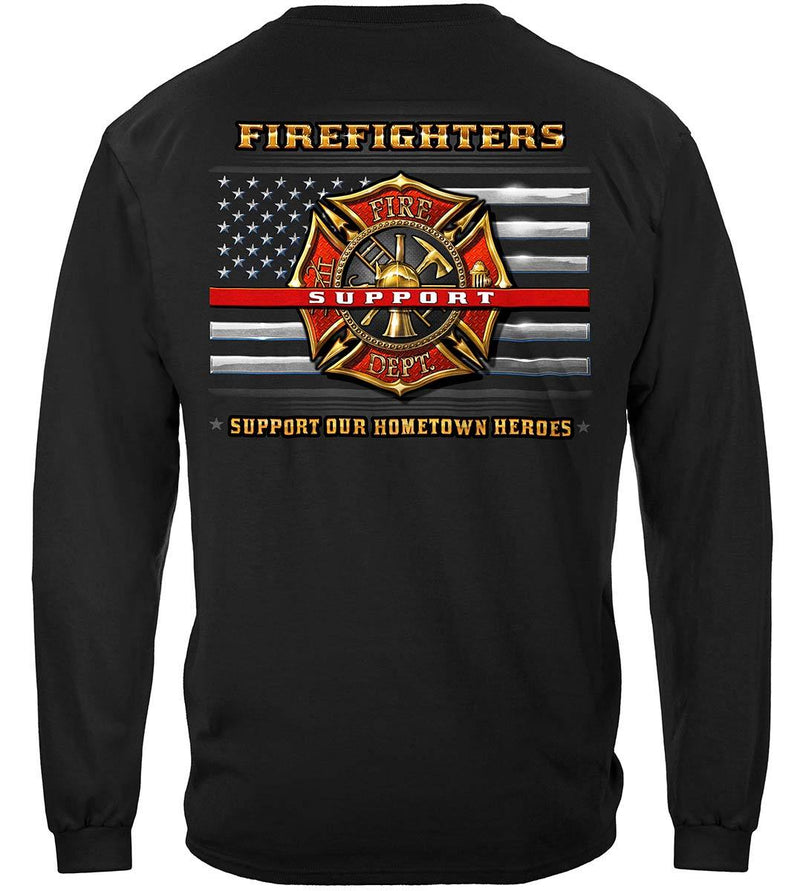 Firefighter Support Premium Hooded Sweat Shirt