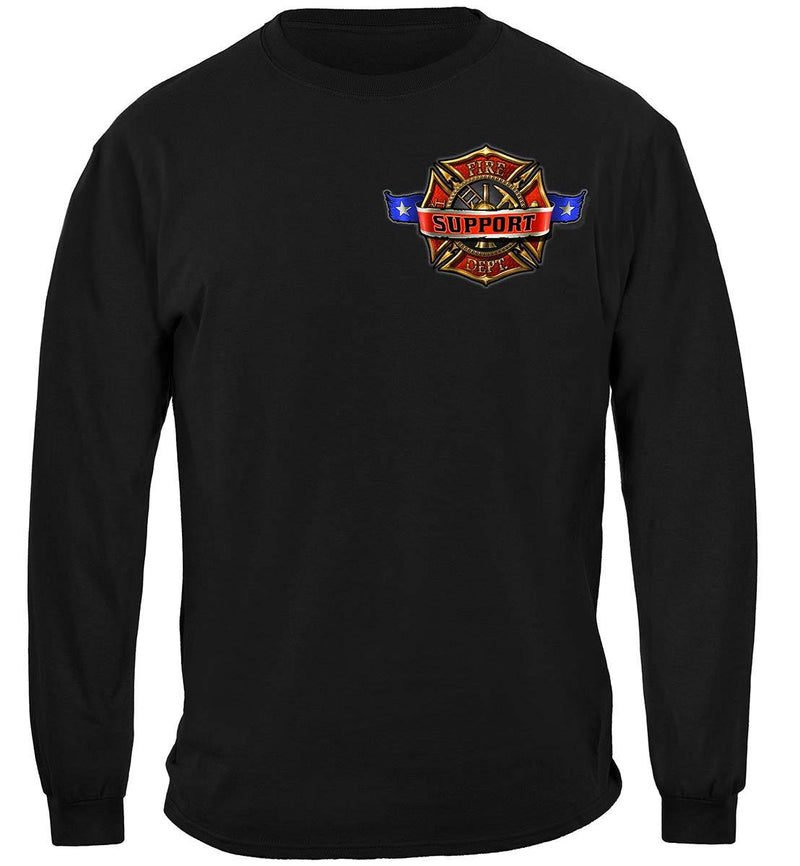 Firefighter Support Premium Hooded Sweat Shirt