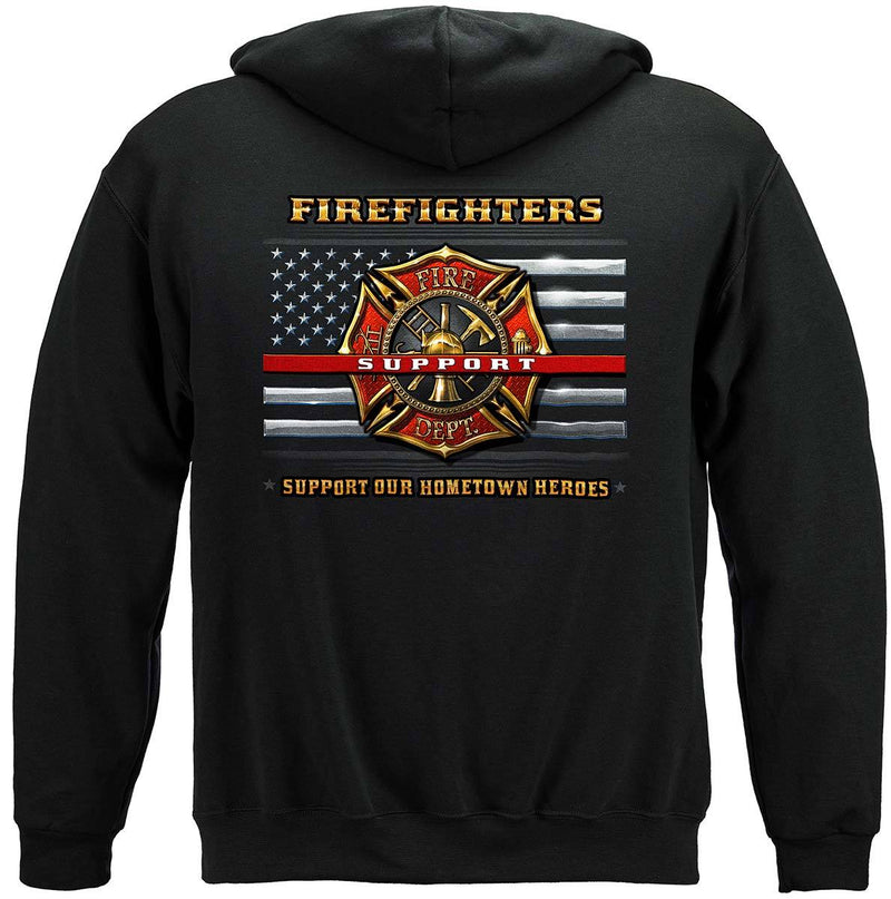 Firefighter Support Premium Hooded Sweat Shirt