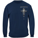 Back the Blue Matthew 5:9 Christian Shirt Premium Long Sleeves