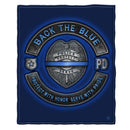 Back the Blue Law Enforcement Blue Lives Matter Premium Plush Blanket