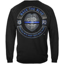Back the Blue Law enforcement Blue lives Mater Serve and Protect Premium Long Sleeves