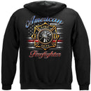 Firefighter Vintage Tattoo Art Premium Hooded Sweat Shirt