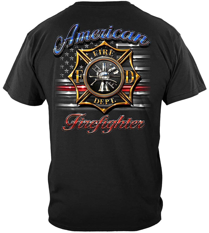 Firefighter Vintage Tattoo Art Premium T-Shirt
