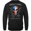 Skull of Freedom Corrections Officer Premium Hooded Sweat Shirt