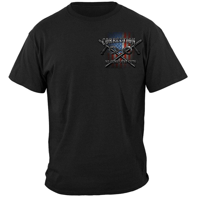 Skull of Freedom Corrections Officer Premium Hooded Sweat Shirt
