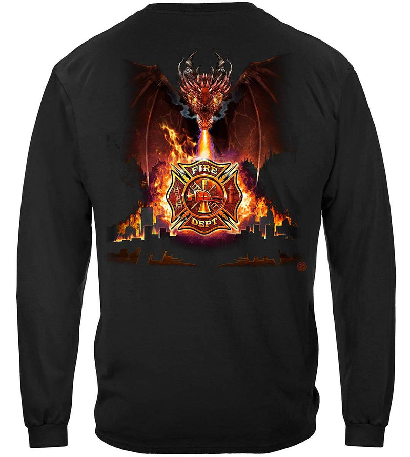 Firefighter City Dragon Premium Long Sleeves
