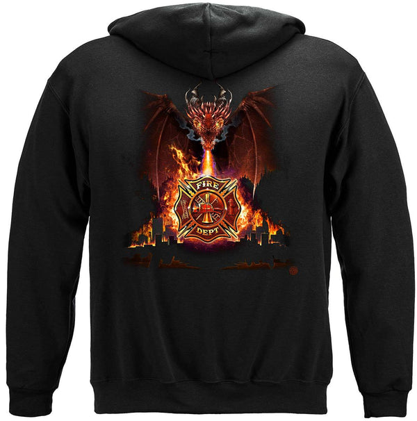 Firefighter City Dragon Premium Hooded Sweat Shirt