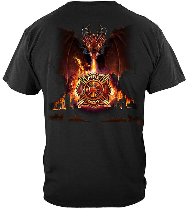 Firefighter City Dragon Premium T-Shirt