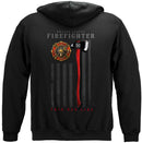Firefighter Patriotic Flag Axe Premium Hooded Sweat Shirt