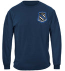 Law enforcement Back the Blue Virtue Respect Honor Premium Long Sleeves