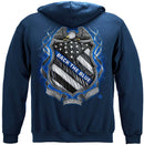 Law enforcement Back the Blue Virtue Respect Honor Premium Long Sleeves