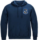 Law enforcement Back the Blue Virtue Respect Honor Premium Hooded Sweat Shirt