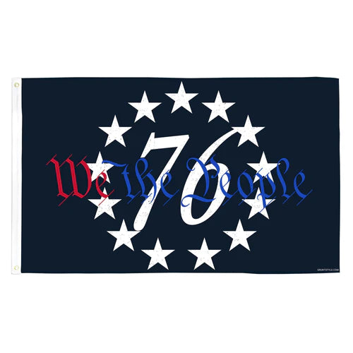 76 We The People 3ftx5ft Flag