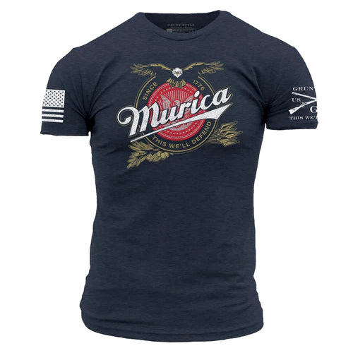 Murica Brewing Men's T-Shirt - Midnight Navy