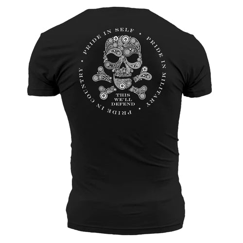Death Paisley T-Shirt - Black