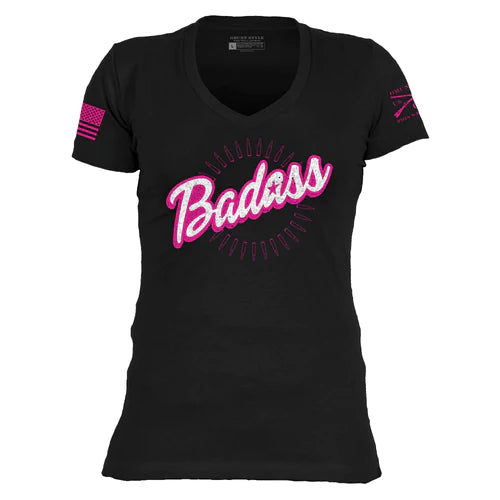 Women's Badass V-Neck - Black