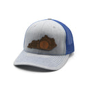 KY State Flag Leather Patch Hat