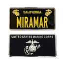 MARINE CORPS COIN: 1.25" LICENSE PLATE MIRAMAR