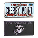 MARINE CORPS COIN: 1.25" LICENSE PLATE CHERRY POINT