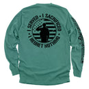 I Served I Sacrificed I Regret Nothing