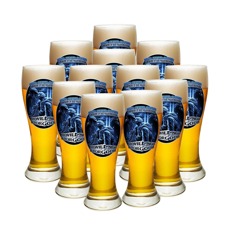 You Will Never Be Forgotten Pilsner Glass