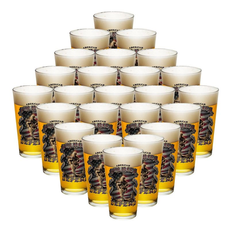 American Soldier Pint Glass