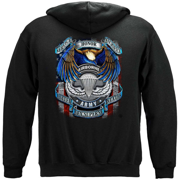 True Heroes Air Borne Premium Hooded Sweat Shirt