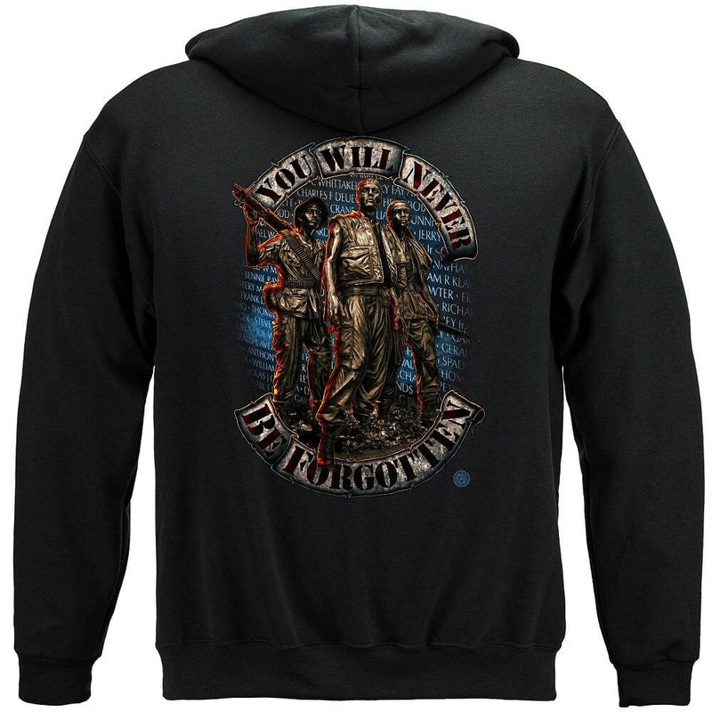 Vietnam Soldier Never Forget Premium Men's Hooded Sweat Shirt