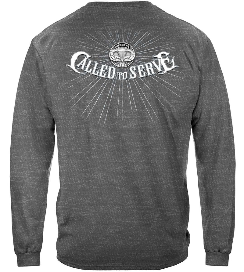 Call To Serve Air Born Premium Hooded Sweat Shirt