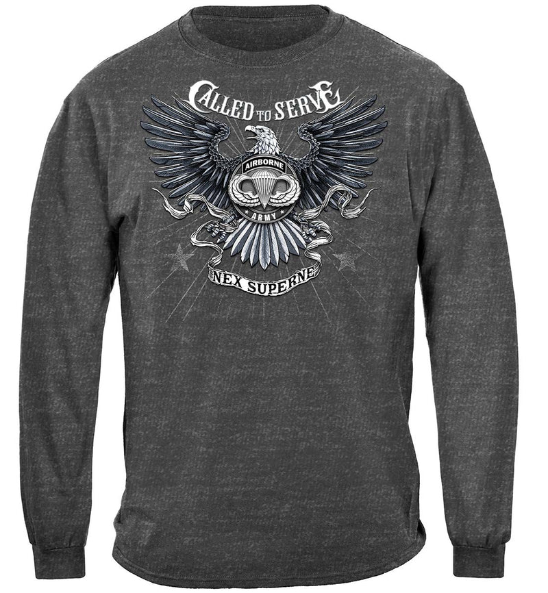 Call To Serve Air Born Premium Hooded Sweat Shirt
