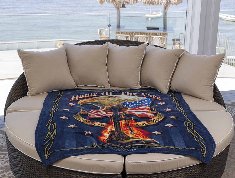 Home Of The Free Premium Blanket