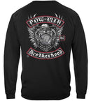 Pow Mia Biker With Rockers Silver Foil Premium Long Sleeves