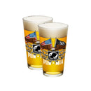Double Flag Eagle POW Pint Glass