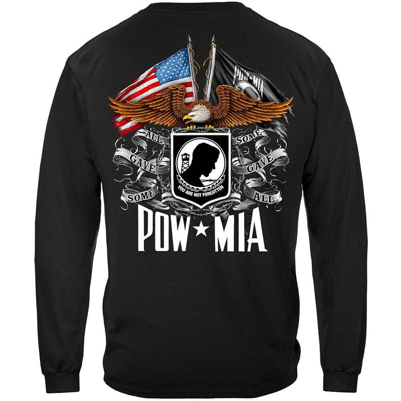 Double Flag Eagle Pow Premium Men's Long Sleeve