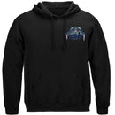 Land Of The Free Wall Premium Men's Hooded Sweat Shirt