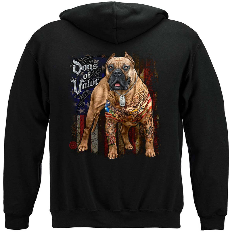 Dogs Of Valor American Made Pit Bull Premium T-Shirt