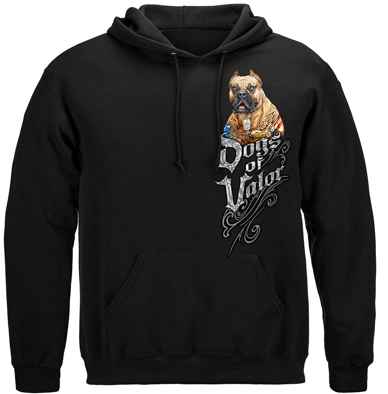 Dogs Of Valor American Made Pit Bull Premium Long Sleeves