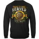 Vietnam Proud To Have Served Premium Men's Hooded Sweat Shirt