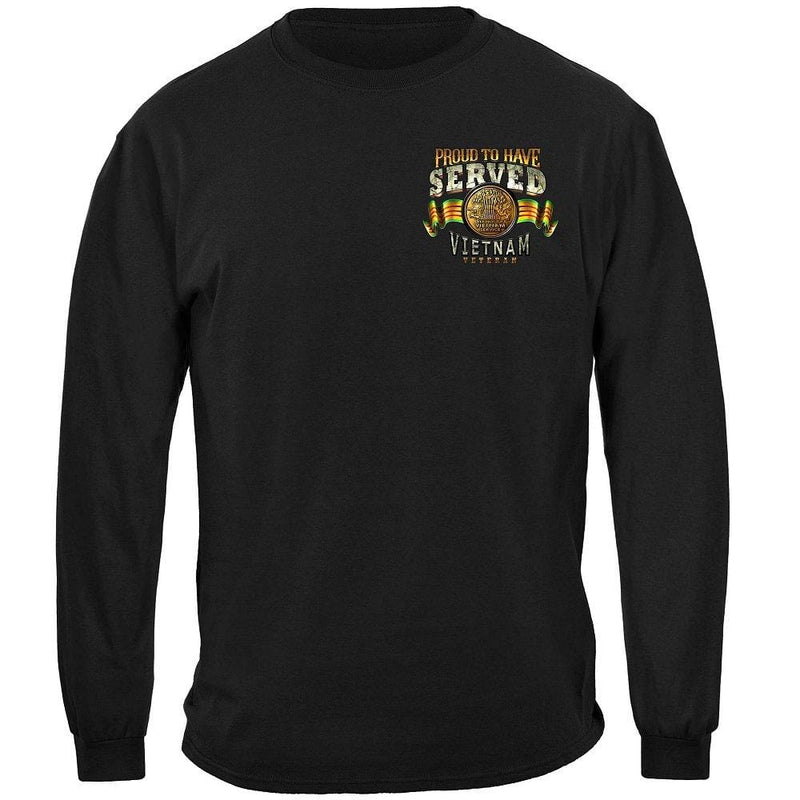 Vietnam Proud To Have Served Premium Men's Long Sleeve