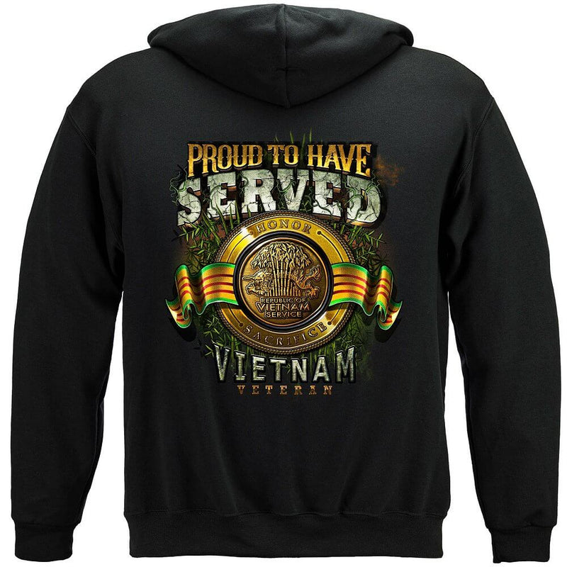 Vietnam Proud To Have Served Premium Men's Long Sleeve