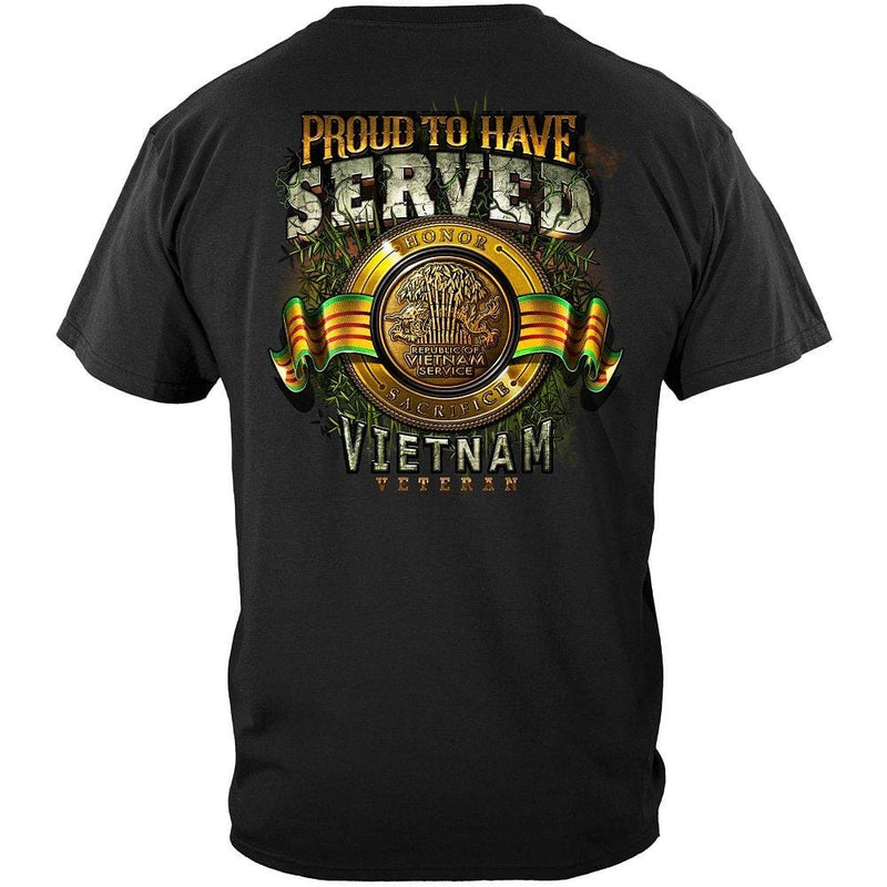 Vietnam Proud To Have Served Premium Men's Long Sleeve