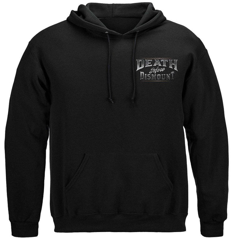 Death Before Dismount Premium Men's Hooded Sweat Shirt
