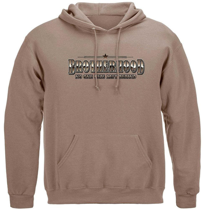 Brotherhood No One Gets Left Behind Premium Men's Hooded Sweat Shirt