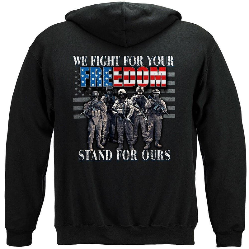 Stand For The Flag Fight For Our Freedom Premium Men's Long Sleeve