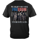 Stand For The Flag Fight For Our Freedom Premium Men's Hooded Sweat Shirt