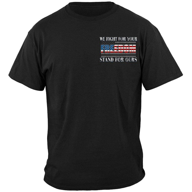 Stand For The Flag Fight For Our Freedom Premium Men's Long Sleeve