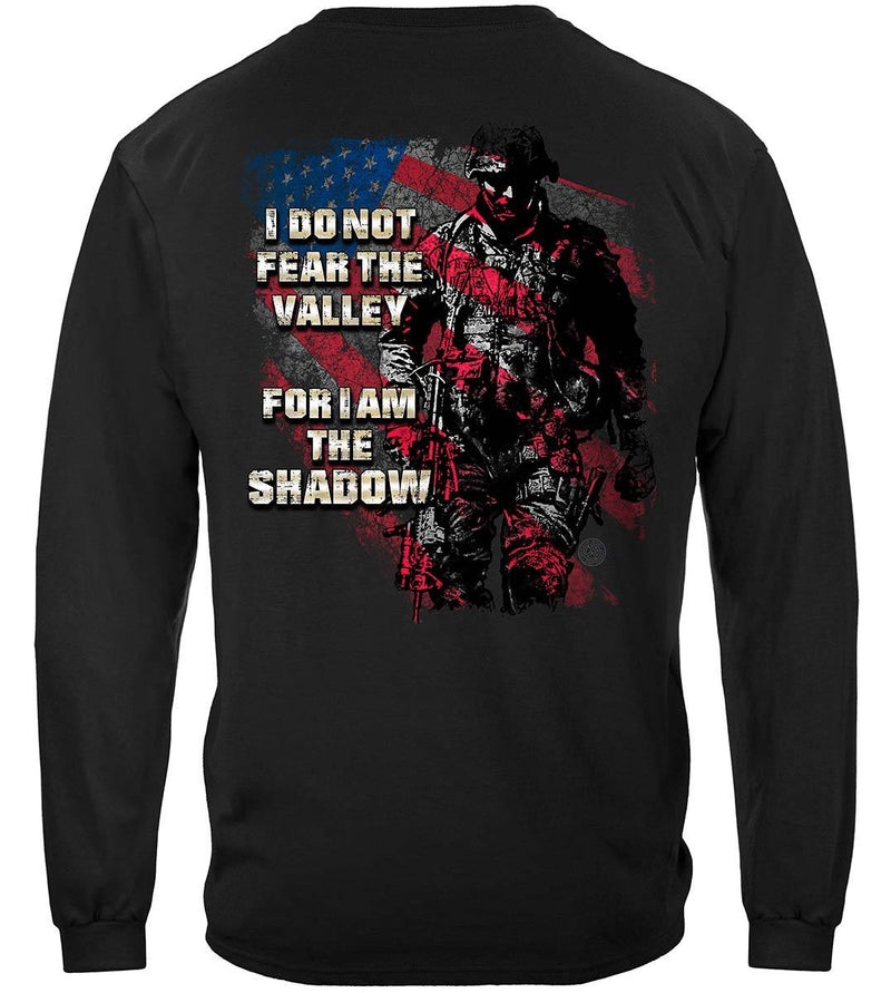 American Flag Soldier I Am The Shadow Premium T-Shirt